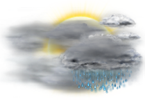 Predpoveď: Unsettled, precipitation later Predpoveď: Unsettled, precipitation later
