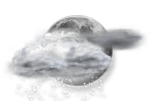 Predpoveď:  Increasing clouds with little temperature change. 